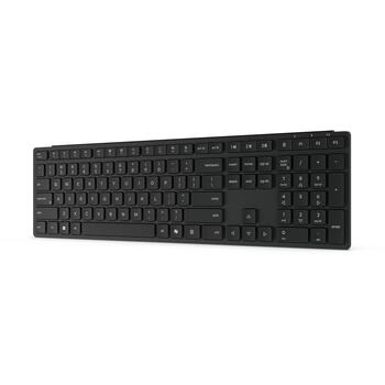 Lenovo Multi-Mode Pro Keyboard 6000 | Keyboard | Wireless | US Euro | Bluetooth | Wireless connection | Dome Switch Keys | Eclipse Black | Brown Box (4Y41S04697)