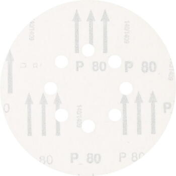 Slīpēšanas disks Velcro KSS 8 atveres 150mm P80, Pferd (599129&PFERD)