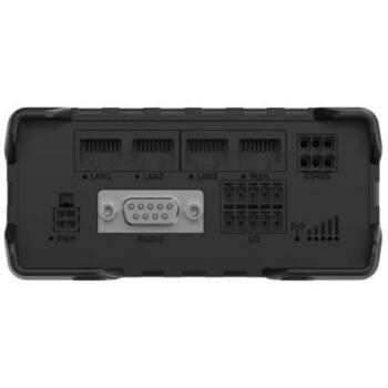 Teltonika маршрутизатор RUT956 4G LTE, 2 SIM, 100 Mbit/c, 3x RJ-45, RS-232/RS-485, GNSS, RutOS, черный (RUT956)