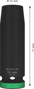Trieciena uzgriežņatslēgām PRO IMPACT MUCIŅA BOSCH 2608003047 (2608003047)