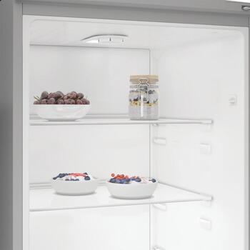 Indesit холодильник MLINS 1411 S4E, 367 л, 171.4 см, 59.5 см, 70 см, E, 38 дБ, серебристый, No Frost, MySpace (MLINS 1411 S4E)