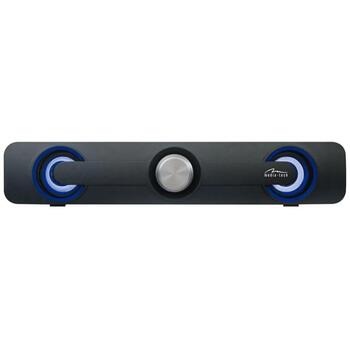 Media-Tech MT3173 Soundbar, 5 Вт RMS, 300 Вт PMPO, 180Гц-20кГц, USB, AUX, LED, черный (MT3173)