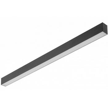 Gtv LED линейный светильник LUNA LD-LUN40WNB-00-A, 40 W, 3200 lm, 4000 K, IP20, 100°, 120 см, черный (LD-LUN40WNB-00-A)