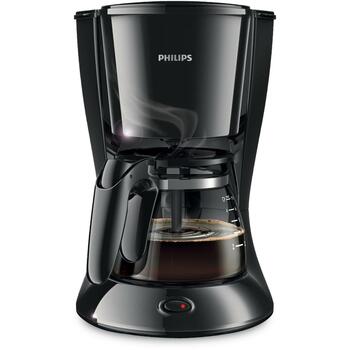 Philips Кофеварка HD7432/20, Мощность 750 Вт, Объем резервуара 0.6 Л, 7 чашек, Автоотключение, Функция капельной остановки, Черный (HD7432/20)