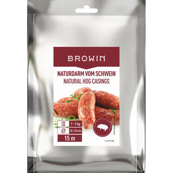 Browin Натуральные свиные оболочки 310609, 15м, 0.15кг, свиные оболочки (310609)
