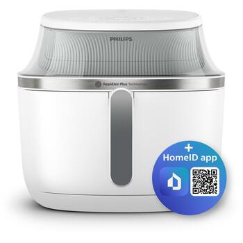 Philips karstā gaisa friteris NA331/10, jauda 1700 W, tilpums 6.2 L, 1 kg fritēšanas jauda, LED displejs, 12 programmas (NA331/10)