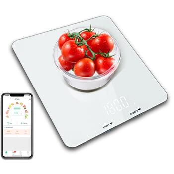 Media-Tech Кухонные весы MT5544, 5кг, 1г, 3xAAA, ЖК, Закаленное стекло, Функция тарирования, Автоотключение (MT5544)
