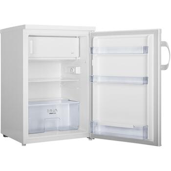 Gorenje Ledusskapis RB492PW, 107L, 13L, 40dB, E energoefektivitātes klase, LED gaisma, olu paplāte, ledus paplāte, CrispZone (RB492PW)