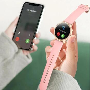 Manta смарт-часы SWU301PK, 1,32 дюйма, 360x360 пикселей, IP67, Bluetooth, 200 мАч, 64 МБ (SWU301PK)