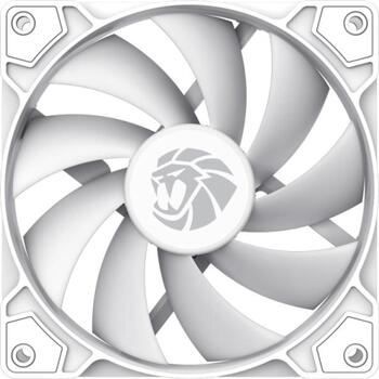 Gamemax Korpusa ventilators FN12A-S5-W, 120mm, 41 cfm, 800-1600 rpm, ARGB LED apgaismojums, caurspīdīgas ventilatora asmeņi (FN12A-S5-W)