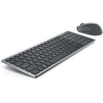 Dell Klaviatūra un pele KM7120W, bezvadu, Bluetooth 5.0, 7 taustiņi, QWERTY, krievu, Titan pelēka (580-AIWS)