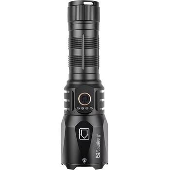 Sandberg Survivor Torch Powerbank 5000 420-89, 5000 мАч, 18.5 Втч, 1200 лм, 500 м, IPX4, 3 уровня мощности, LED (420-89)