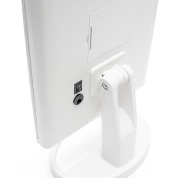 Rio Складное LED зеркало для макияжа MMFD-WH-EU/1,3, 2x/3x, USB 5V, 180° поворотное, сенсорное включение (MMFD-WH-EU/1,3)