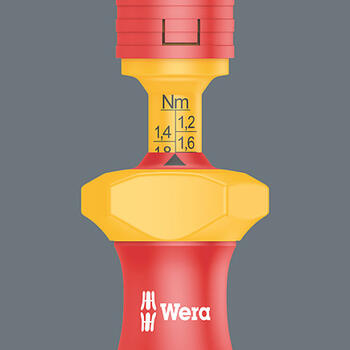 Wera 006605 Kraftform Kompakt VDE 15 Torque Extra Slim 1, 1.2-3.0 Нм, 15 предметов, изолированный, эргономичная рукоятка (006605)
