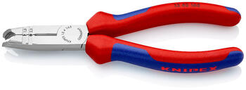 Kabeļu griešanas un noņemšanas knaibles, KNIPEX, 13 42 165, vieglas, 176 g, 1.5-2.5 mm², ar sānu griezējiem (13 42 165)