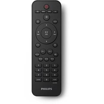 Philips TAM6500/10 микро музыкальная система, 50 Вт RMS, DAB+/FM, CD, USB, Bluetooth 6.0, Auracast, черный (TAM6500/10)