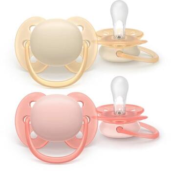 Philips Avent māneklītis Ultra soft Neutral, 0-6M (2 gab) (SCF091/38)