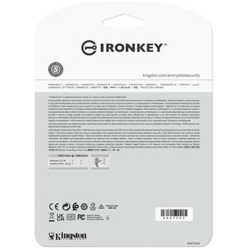 Kingston USB флеш-накопитель IKLP50/256GB, 256 ГБ, USB 3.2 Gen 1, Скорость чтения 145 МБ/с, Скорость записи 115 МБ/с (IKLP50/256GB)