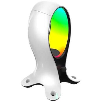 Subsonic SA5682 Electra 4-in-1 austiņu statīvs, 2xUSB-A, 1xUSB-C, RGB LED, galda lampa, figūriņu displejs (SA5682)