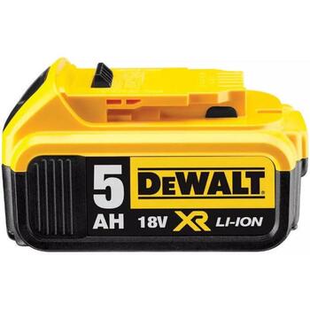 Dewalt Akumulators DCB184-XJ, 18 V, 5 Ah, Li-Ion, 1 gab., bez atmiņas efekta, pārkaršanas aizsardzība (DCB184-XJ)