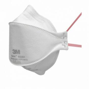 Respirators FFP3, salokāms FFP3, 3M, FFP3, T9330, 50 x OEL, EN149:2001 (T9330)