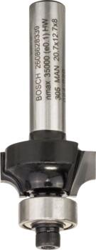 Noapaļošanas frēze HM R=4 mm, divpusējā, Rokas frēzēm, malu frēzēm NOAPAĻOŠANAS FRĒZE STANDARD FOR WOOD, 2608628339, BOSCH (2608628339)