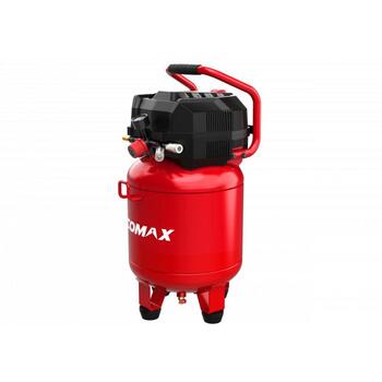 Ecomax virzuļkompresors EMX 0232481, 24l, 1500W, 220-240V 50Hz, 180l/min, 10bar, bezeļļas, vertikāls (0232481&EMX)