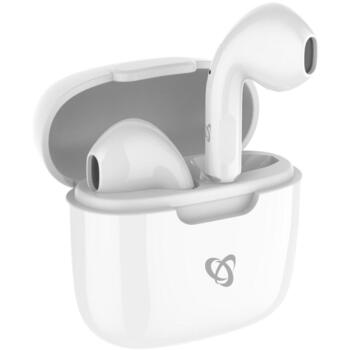Sbox Беспроводные наушники EB-TWS18-W, 20-20000 Гц, 32 Ω, 93 дБ, 4 ч, 10 м, 13 мм драйвер, встроенный микрофон (EB-TWS18-W)