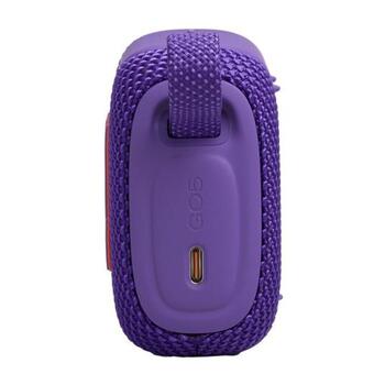 JBL Go 5 JBLGO5PUR, водонепроницаемая Bluetooth колонка, 4,8 Вт RMS, 45 мм, IP68, 8 ч, фиолетовый (JBLGO5PUR)