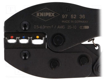 Presēšanas knaibles 0,5-6mm² 975236 KNIPEX (97 52 36)
