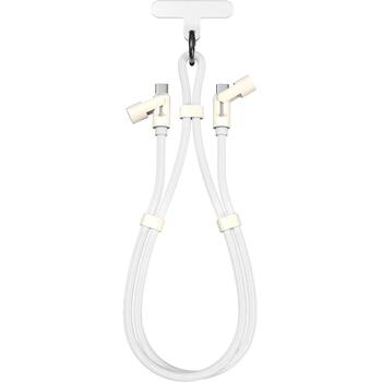 Sbox LANYARD WHITE USB кабель TYPE-C LANYARD WHITE, 1.5m, 60W, поддержка PD, USB 2.0 (TYPE-C LANYARD WHITE)
