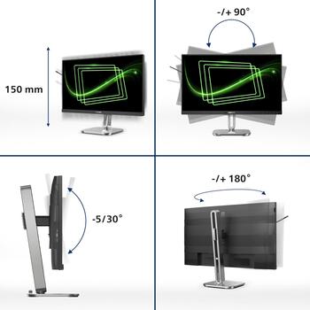 Philips monitors 24B2G5200/00, 60.5cm 23.8