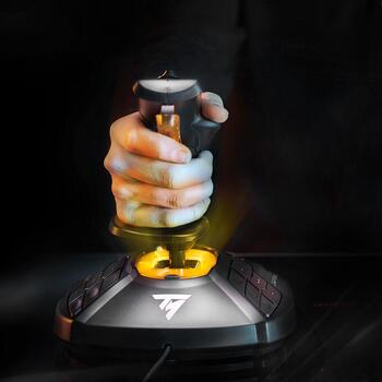 Thrustmaster Джойстик T.16000M FCS 2960773, 4 оси, технология H.E.A.R.T HallEffect, USB, проводной, PC, эргономичный триггер (2960773)