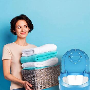 Manta Стиральная машина WH128 MMMDAWWH128001, 180W, 110-240V, 50-60Hz, 2,8kg, 1kg, Дренажный шланг, Функция отжима (MMMDAWWH128001)