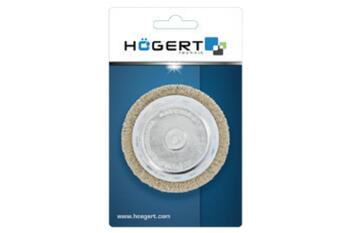Hogert HT7D702 priekšējā birste, 75mm, 0.3mm, 4500 apgr./min, misiņa stieple, urbjmašīnai (HT7D702)