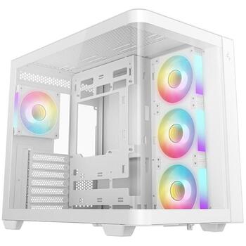 Deepcool Korpuss CG530U 4F WH R-CG530U-WHAGA4-G, 2x3.5