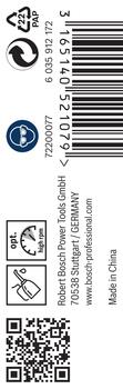 HSS-Co urbis metālam 10,0mm, 5 gab., Urbjmašīnām/skrūvgriežiem PRO STAINLESS STEEL HSS-CO SPIRĀLVEIDA URBIS, 2608585898, BOSCH (2608585898)