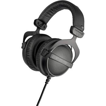 Beyerdynamic наушники DT 770 PRO 32 483664, 32Ом, 5-35000Гц, 1.6м, 3.5мм, адаптер 6.35мм, закрытые, стерео, динамические (483664)