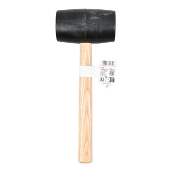 Kreator gumijas āmurs KRTH90603, 0.9kg, 130mm x 68mm, koka rokturis, ergonomisks (KRTH90603)