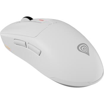 Genesis Zircon 660 PRO игровая мышь, NMG-2194, 26000 DPI, 6 кнопок, оптическая, 2.4 GHz, Bluetooth 5.0, USB, белая (NMG-2194)