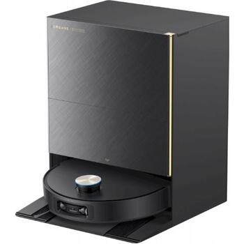 Dreame Пылесос-робот RLX86DE-BLACK, 4.7кг, 35см, 7.9см, 68дБ, 6400мАч, 3.2л, 4.2л, 35кПа, 180мин, 8.8см, HEPA, Голос, Смартфон (RLX86DE-BLACK)