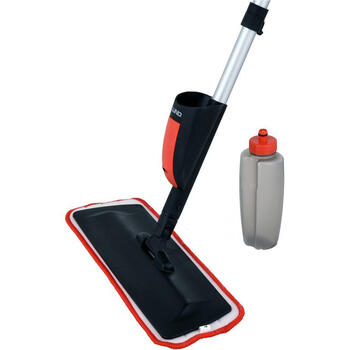 Lund grīdas mops ar smidzinātāju 67160, 118 cm, 350 ml, 410x130 mm, mikrošķiedra, rotējoša galva, salokāms (67160)