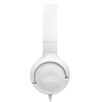 JBL Tune on-ear austiņas ar USB, baltas (JBLT520CWHT)
