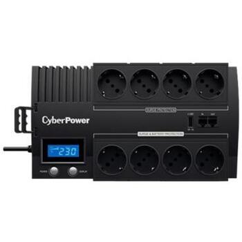 CyberPower ИБП BR700ELCD, 700ВА, 420Вт, 8 розеток, ЖК-дисплей, AVR, USB, настенное крепление (BR700ELCD)