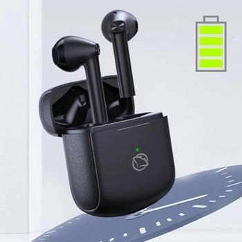 Manta Bezvadu austiņas MTWS010B, Bluetooth 5.3, 10m, 20-20000Hz, 6h, Iebūvēts mikrofons, Aktīvā trokšņu slāpēšana (MTWS010B)