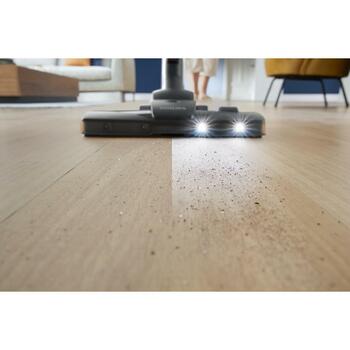 Philips цилиндрический пылесос XD8142/12, 900 Вт, 4 л мешок для пыли, HEPA фильтр, уровень шума 75 дБ, белый (XD8142/12)