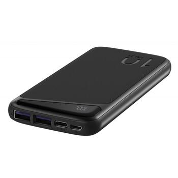 Navitel PWR10 MX Black, 10000mAh, 3.7V, 37Wh, 2xUSB-A, divvirzienu USB-C, mikro-USB, aizsardzība pret pārlādēšanu (PWR10 MX Black)