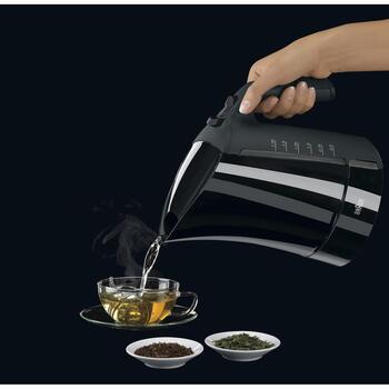 Braun электрический чайник WK300 BLACK, 1.6L, 2200W, черный, пластик, поворотная база 360°, автоотключение, защита от перегрева (WK300 BLACK)