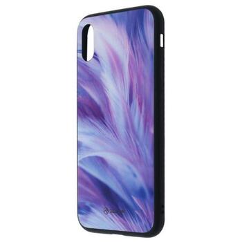 Tellur TLL121285 iPhone X/XS стеклянная крышка, фиолетовый/синий, TPU-рамка, защита от царапин, пыленепроницаемый (TLL121285)