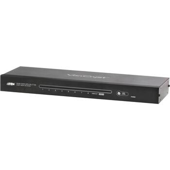 Aten 8-Port HDMI Cat 5 Sadalītājs VS1808T-AT-G, 8 HDMI izejas, 60m, atbalsta 3D, Dolby True HD, RS-232 (VS1808T-AT-G)